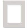 nielsen Conservation Passepartout 1,5 mm, formato esterno 24x30 cm per quadri 15x20 cm, grigio ghiaia con struttura