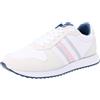 Tommy Hilfiger Uomo Sneakers da Runner Runner Evo Mix Stitch Scarpe Sportive, Bianco (White), 42