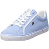 Tommy Hilfiger Sneakers Vulcanizzate Donna Essential Mesh Scarpe, Blu (Breezy Blue), 36 EU