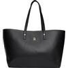 Tommy Hilfiger Women TH CHIC TOTE, Black, One Size