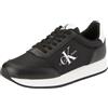 Calvin Klein Jeans Sneakers Donna Runner Low Lace Scarpe, Nero (Black/Bright White), 40