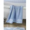 Dreams & Drapes Lacie - Asciugamano da bagno, 100% cotone, 50 x 90 cm, colore: Blu