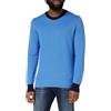 Tommy Hilfiger Chain Ridge Structure C Neck MW0MW33511 Maglioni, Blu (Desert Sky/Blue Spell), S Uomo