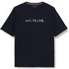 Tommy Hilfiger T-shirt Maniche Corte Uomo Scollo Rotondo, Blu (Desert Sky), XXL