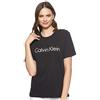 Calvin Klein T-Shirt Donna Manica Corta Scollo Rotondo, Nero (Black), M