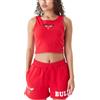 New Era Canottiera da donna Chicago Bulls, rosso, Colore: rosso, M
