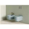 Ceramica Globo - Set completo LALITA bianco opaco sospeso WC + Bidet + coprivaso soft LTS02 + LTS09 + LT020