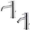 Vema Rubinetterie Vema - Maira set lavabo + bidet con scarico V27010+V27070