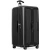 Traveler's Choice Bagaglio trolley in policarbonato Ultimax rigido, nero, 30 Trunk Luggage