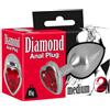 You2Toys Plug anale diamante grande Rosso-Argento