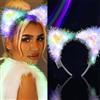 Zoestar Cerchietto luminoso con orecchie di gatto, fascia per capelli luminosa e luminosa con lampeggiamento laser, accessorio per capelli per feste e cosplay, per donne e ragazze