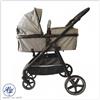 ALGI BABY CARROZZINA TRIO ITALIANINA ALGI BABY mod. 619 PASSEGGINO SEGGIOLINO ALLUMINIO