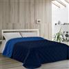 Dorian Home - Trapuntino Leggero Matrimoniale 270x260 Double Face, Copriletto Estivo e Autunnale Trapuntato 100% Microfibra Anallergica 4 Stagioni, Trapunta Primaverile Mezza Stagione Morbida Bicolore