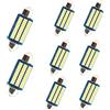 YOUNLEN LED auto interni,8 pezzi, 41MM, 500 lumen,36MSD, 12 V Illuminazione interna a LED,LED macchina interni,LED interni auto,p21w LED,accessori auto interno,w5w,Xenon,Bianco