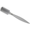 Fyearfly Pettine Per Rasoio Per Taglio Capelli a Doppia Faccia, Pettine Per Diradamento dei Capelli Pettine Per Taglio Manuale Per Capelli in Metallo a Doppia Faccia Per Parrucchiere Barbiere