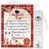 HOWAF Biglietto Laurea Biglietto Auguri Laurea Biglietti Laurea Biglietti Auguri Laurea Bigliettini Laurea Portachiavi Laurea Bomboniera Regali Laurea Regalo Laurea Donna Uomo Graduation Gift Card (A)
