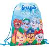 Paw Patrol Borsa con coulisse Marshall Chase PE Kit Trainer Borsa da palestra Bambini Borsa da nuoto Zaino per bambini, Blu / Verde, Taglia unica, Borsa con coulisse