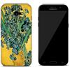 Generico Cover Custodia compatibile con Samsung Galaxy A5 2017 Vincent Van Gogh vetro con iris/Stampa anche sui lati/Telefono rigido a scatto Antiscivolo Antigraffio Antiurto Protettivo Rigido