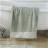 Dreams & Drapes Lacie - Asciugamano da bagno in 100% cotone, 70 x 130 cm, colore: Acciaio/Salvia
