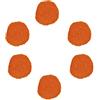 INNSPIRO Pompon polipropilene arancione 25 mm. 50u, 99417