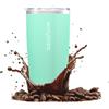 Aquafloow Tazza Termica Riutilizzabile Isolata in Acciaio Inox 500ml, Tazza da Caffè con Coperchio a Prova di Perdite per Viaggi, Campeggio, Ciclismo, Outdoor - Minze
