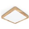 LVL Lampada da pannello a LED, plafoniera a LED a incasso nordica piatta piccola quadrata con venature del legno da 18 W per luci da bagno per cucina, camera da letto, soggiorno (18W)