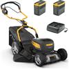 Stiga Combi 753e V Kit - Tagliaerba a batteria - 2x 48V/7,5 Ah - Taglio 51 cm