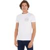 Tommy Hilfiger T-shirt Maniche Corte Uomo Hilfiger Roundle Tee Scollo Rotondo, Bianco (White), S