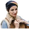 CAREBELL Turbante oncologico/modello elegante/design hippie/tessuto di bambù/pazienti con perdita di capelli/chemioterapia e alopecia/comodo e traspirante