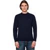 Tommy Hilfiger PIMA ORG CTN CASHMERE CREW NECK MW0MW28046, Maglioni Uomo, Blu (Desert Sky), XXL