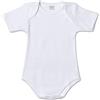 Ellepi Body in cotone caldo neonato manica corta art. AF891 (6pz) (3 mesi, Bianco)