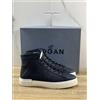 Hogan Hi Top Sneaker Uomo Pelle Blu Luxury Men Hogan Shoes Memory Foam 40