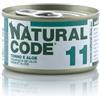 Natural Code acqua di cottura 85 gr - 11 - Tonno e Aloe Cibo umido per gatti