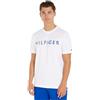 Tommy Hilfiger T-shirt Maniche Corte Uomo Scollo Rotondo, Bianco (White), S