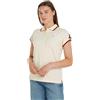 Tommy Hilfiger Maglietta Polo Maniche Corte Donna Regular Fit, Bianco (Calico), XL