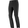 Salomon - Pantaloni da trekking convertibili - Pants Wayfarer Zip Off Pants M Deep Black per Uomo in Softshell - Taglia 44 FR - Nero