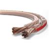 Oehlbach Speaker Wire SP-25 - Cavo per altoparlante stereo HI-FI, con OFC (rame privo di ossigeno), 2 x 2,5 mm², mini bobina, trasparente, 30 metri