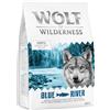 Wolf of Wilderness Confezione prova! Wolf of Wilderness Crocchette, umido e snack per cane - 400 g crocchette Blue River - Salmone