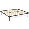 Qualydorm - rete letto una piazza e mezza 120 x190 h35 - doghe in legno di Faggio multistrato - telaio in acciaio con piedi - prodotto ORTOPEDICO - 100% Made in Italy.…