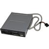 StarTech.com Lettore per schede di memoria multimediali USB 2.0, 22 1 alloggiamento frontale da 3,5'', CF/SD/MMC/MS/xD (35FCREADBK3