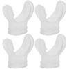 VGEBY Boccaglio da morso da immersione 4 pezzi, regolatore in silicone Boccaglio da morso comfort Boccaglio da snorkeling per immersioni professionali