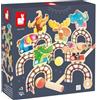Janod - Set da Croquet per Bambini Applepop - Gioco di Abilità - 6 Porte + 2 Mazze + 2 Palline - Sviluppa Manualità e Concentrazione - Giocattolo in Legno FSC - dai 3 Anni, J03353