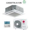 LG Climatizzatore Cassetta Lg Inverter 18000 Btu A++ CT18F.NQ0 in gas R32 con Comando a Filo e Pannello Incluso WIFI OPTIONAL