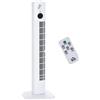 HOMCOM Ventilatore a Torre 45W a 3 Modalità e 3 Velocità con Timer da 12h e Diffusore, 31.5x31.5x96 cm, Bianco|Aosom