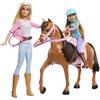 Barbie - Stacie Sorelle a Cavallo playset con Cavallo e Sella da 2, con Completi da Equitazione, Giocattolo e Regalo per Bambini 3+ Anni, GXD65