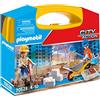 Playmobil- City Life 70528 Carrying Case Construction Site, per Bambini dai 4 Anni