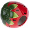 TIAKI Casetta in ceramica TIAKI Fragola per topi e criceti - L 15 x P 15 x H 10 cm