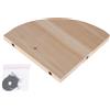 TIAKI Piattaforma angolare TIAKI in legno per piccoli animali - L 17,5 x P 17,5 x H 1,2 cm