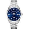 Bulova Sutton Automatic Men's Watch, Blue 96B425, Steel Case And Bracelet