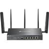 TP-Link TP-Link Omada ER706W-4G V1 - - router wireless - - WWAN switch a 5 porte - 1GbE - Porte WAN: 6 - Wi-Fi 6 - Dual Band - 4G - montaggio a parete ER706W-4G